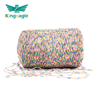 Kingeagle Offre Spéciale espace teint panaché 6NM Polyester Chenille fil fantaisie pour écharpe bébé