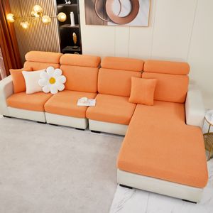 Fundas de Cojín de Terciopelo para Sofá en Forma de L, Modelo 2026, Fundas Elásticas para Asientos de Sofá Seccional - Product Image 4