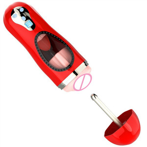 Masturbatore automatico lingua che si lecca la gola profonda riscaldamento <span class=keywords><strong>maschile</strong></span> tazza di masturbazione intelligente - Product Image 2