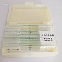 Prepared Slides Mixing Set Biology Slides 50 Kinds of Biological Section Set of Plant and Animal Quality Microscope Slides