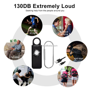 Llavero recargable por USB <span class=keywords><strong>de</strong></span> 130db, <span class=keywords><strong>alarma</strong></span> <span class=keywords><strong>de</strong></span> seguridad <span class=keywords><strong>personal</strong></span> con luz estroboscópica, protección para mujeres, alerta <span class=keywords><strong>de</strong></span> emergencia, PIN <span class=keywords><strong>de</strong></span> tracción, <span class=keywords><strong>ruido</strong></span> - Product Image 6