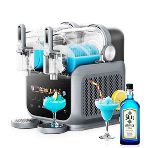 Commercial 1.8L*2 <b>Ice</b> <b>Slush</b> Maker Granita <b>Machine</b> 8 1 Motor Core Components Commercial Frozen Drink <b>Machine</b> - Product Image 1