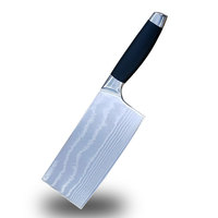 Couteau à viande en acier Damas 67 couches, 18 cm, manche creux monobloc, hachoir chinois moderne et minimaliste, origine Yangjiang, directement de Yangjiang