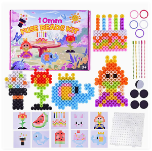 Set di 1000 Perline in PE Fuso da 10mm per <span class=keywords><strong>Puzzle</strong></span> Fai-da-Te, Perline <span class=keywords><strong>XL</strong></span> da 1cm con Stampa a Caldo - Product Image 3