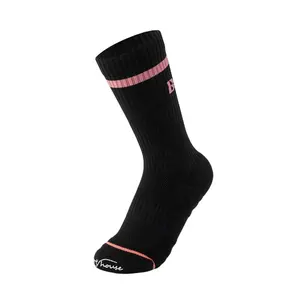 Chaussettes de course respirantes mi-mollet pour femmes chaussettes de sport déodorant serviette