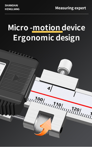 Calibrador externo dual <span class=keywords><strong>de</strong></span> acero inoxidable Hengliang, calibrador digital electrónico <span class=keywords><strong>Vernier</strong></span> con diez cabezas cuadradas, tres <span class=keywords><strong>tipos</strong></span> - Product Image 2