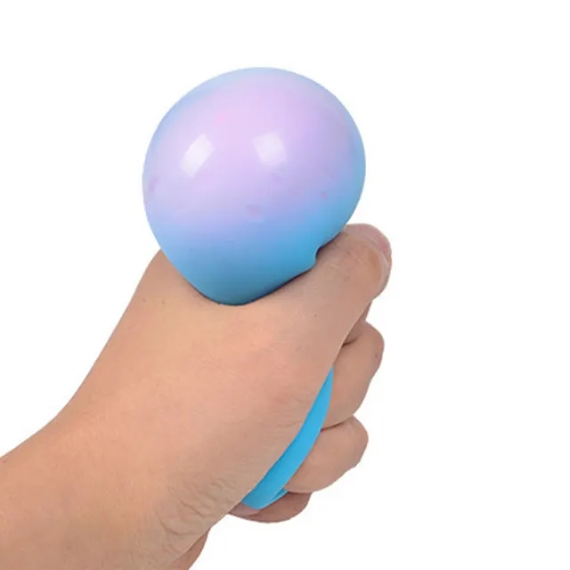 ลูกบอลคลายเครียดของเล่นบีบคลายเครียด TPR สำหรับทุกเพศดีไซน์ใหม่