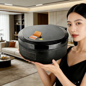 Rotating <b>Waffle</b> <b>Maker</b> 1200W Non-Stick Plates Mechanical Control Electric Aluminum - Product Image 1