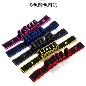 Latin Dance Elastic Band Yoga Stretching Belt 8-Segment Numbered Professional Training Belt For Kids And Adults Multi Color - Product Image 3