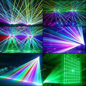 ไฟเลเซอร์สำหรับเวที10W RGB สีเต็มรูปแบบควบคุมแสง ILDA สำหรับดีเจปาร์ตี้ภาพเคลื่อนไหวคริสต์มาสกลางคืนดิสโก้คลับคลับไนท์คลับคลั่ง - Product Image 6