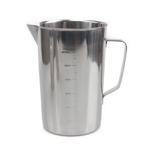 4 लैब उच्च गुणवत्ता 3000 मिलीलीटर स्नातक बीकर मापने वाले कप 304 स्टेनलेस स्टील मापने कप - Product Image 1