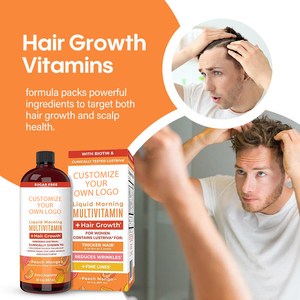 Las multivitaminas y minerales previenen la caída del cabello y hacen que el cabello sea más grueso. Vitaminas y solución <span class=keywords><strong>oral</strong></span> de vitaminas más completa. - Product Image 3