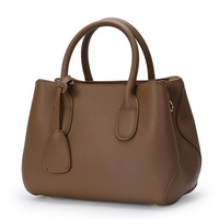 Sac à main en cuir véritable pour femme, vente en gros, haute qualité, grande capacité, sac fourre-tout en cuir de vachette, sac bandoulière pour femme