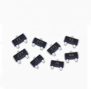Transistor NPN SMD SOT-23 Original MMBT3904 2N3904 1AM MMBT3906 2A, 40V 200mA, Alto Rendimiento Electrónico - Product Image 1