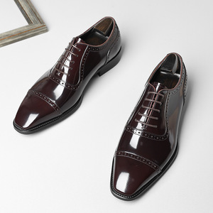 Zapatos formales de hombre de cuero genuino de alta calidad, duraderos, con forro de piel de vaca, con cordones, impermeables y de los más vendidos. - Product Image 2