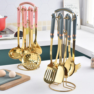 Stainless Steel Kitchen Utensil Set Restaurant Home Kitchen Accessories Tool Cooking Utensils Metal Material