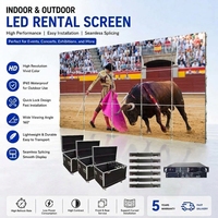 Écran LED de location 500x500mm 500x1000mm P2.5 P2.604 P2.976 P3.91 6.5kg Ultra Léger Intérieur/Extérieur pour Scène et Mur Vidéo