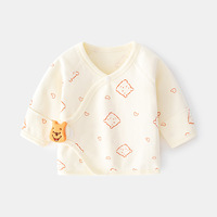 Lente baby meisjesmode katoen jacquard jongens print kleding pasgeboren baby eenvoudige kleding