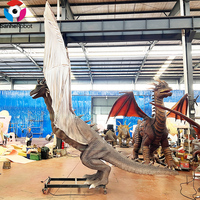 Parc à thème Taille robot Film rôle IP Dragon usine animatronique modèle Dragon volant le plus populaire à vendre