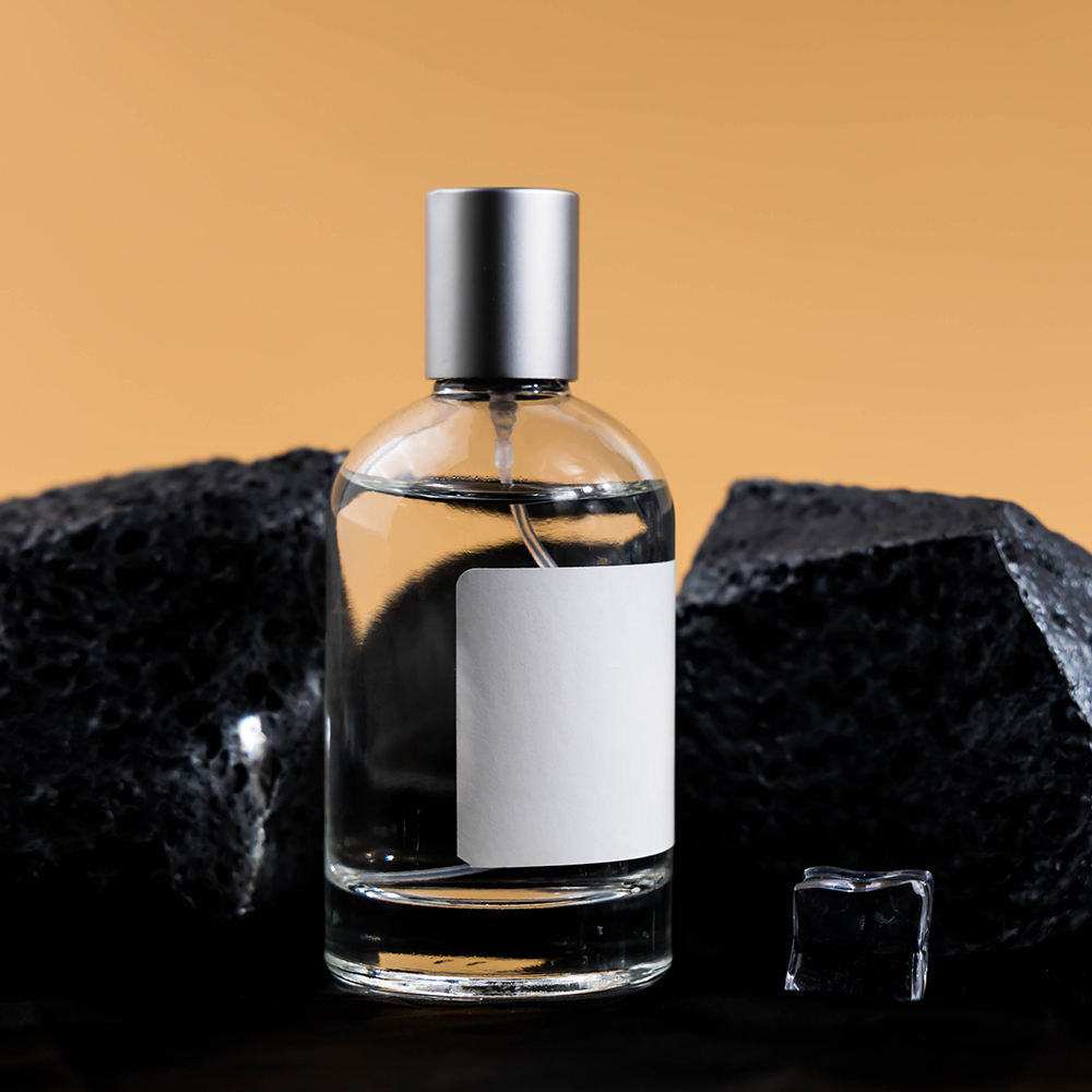 round with silver cap