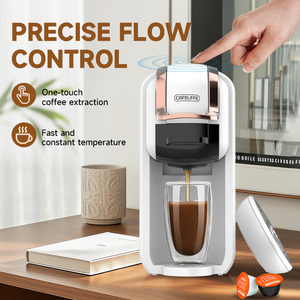 CAFELFFE MK-603 Machine à café à capsules électrique 4-en-1, pression 20 bars, expresso chaud/froid, compatible avec les dosettes DG/44mm ESE - Product Image 6