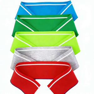 Fil mercerisé personnalisé à 95 %, 5 % élasthanne, anti-rétrécissement, côtes rayées, tricot plat, col, épaisseur 1,5 mm, côtes tricotées pour polo - Product Image 5