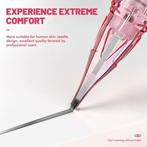 Oem/ODM nhà máy Tùy chỉnh hình xăm lông mày hairstroke Hộp mực phổ kim khả năng phục hồi cao Lip Blush kim - Product Image 3