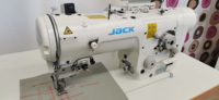 Machine à coudre industrielle informatisée JACK 2284B ZigZag 8 mm à trois points, neuve, pour tissus élastiques de sous-vêtements féminins
