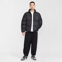 Veste d'hiver épaisse imperméable pour homme, grande taille, avec duvet de canard, col montant, fermeture éclair, style décontracté chic