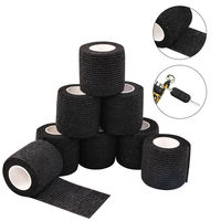 Vente en gros de bandages adhésifs auto-agrippants légers, respirants et élastiques pour les fournitures de tatouage