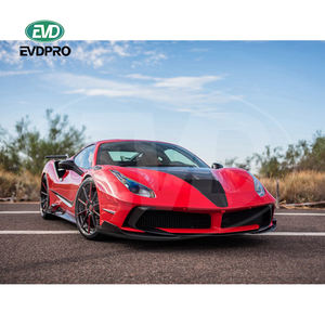 Cfrp Hood สำหรับ Ferrari 488 GTB <span class=keywords><strong>Spider</strong></span> 2015-<span class=keywords><strong>2018</strong></span>สไตล์ผู้ชายคาร์บอนไฟเบอร์ - Product Image 3