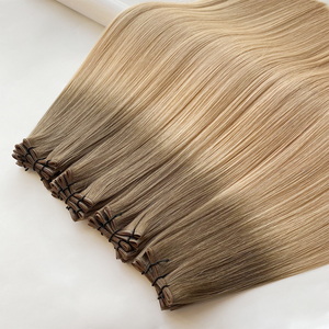 <span class=keywords><strong>Extensions</strong></span> de cheveux humains 100% Remy Super Double Drawn Invisible Genius Skin Weft, lisses et soyeuses, ondulées, vierges et brutes, pour une beauté éclatante - Product Image 2