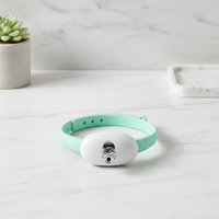 Collier Électrique Laser pour Chat et Chien, en Silicone Moderne, Rechargeable par USB, Intelligent, Réglable, Design Amélioré, Jouet Interactif pour la Chasse en Intérieur