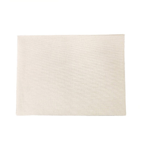 Vente en gros de napperons en lin table à manger transfert de chaleur 40*30cm tapis de table imprimable vierge de sublimation personnalisé impression recto-verso - Product Image 5