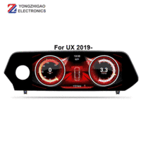 YZG 10,25 pulgadas 8 Core Android 9,0 Carplay reproductor de Radio DVD GPS reproductor Multimedia Radio Audio navegación utilizado para Lexus UX 2019