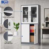 Armoire de classement en acier, organisateur de documents, armoire de rangement avec serrure à clé, unité d'archives de bureau écologique, personnalisable OEM