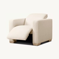 Canapé modulaire inclinable de luxe moderne, angle réglable, Marce, intérieur, inclinable, boucle, mouvement, hôtel, villa, salon, ensemble de canapés, éponge