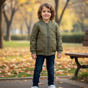 Chaleco Acolchado con Capucha para Niños, de Invierno, Informal, de Alta Calidad, con Forro de Sherpa y Tela de Tafetán, OEM ODM - Product Image 3