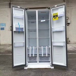 33" 36" Optional 115V USA Canada Mexico Stainless Steel <b>Refrigerator</b> No Frost With Bottom Freezer Side by Side 2Doors F - Product Image 2