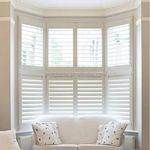 Thấp moq chất lượng tốt nhà tùy chỉnh màu Trắng ngang có thể điều chỉnh GỖ TRỒNG màn trập - Product Image 1