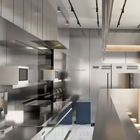Custom Shop Design professionnel Source Factory Petit espace Comptoir de magasin de restauration rapide pour vitrine d'exposition de restauration rapide