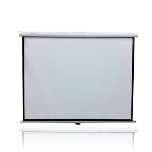 Rideau de <span class=keywords><strong>projecteur</strong></span> électrique 84 "-150", Fiber de verre blanche ou écran de cinéma maison en plastique blanc - Product Image 1