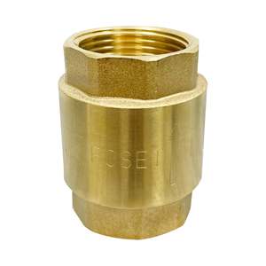 Valvola di ritegno in ottone VARE-1 Foset potenza manuale per acqua olio ad alta temperatura Gas Media - Product Image 2