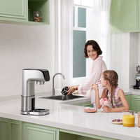 Machine à glace électrique automatique domestique 500W, contrôle numérique, bol amovible 0,5L, plastique, garantie 1 an, service rapide