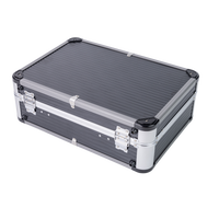 Caja de Herramientas de Aleación de Aluminio, Multifuncional, Resistente a Impactos y Presión, Organizador de Herramientas Profesional