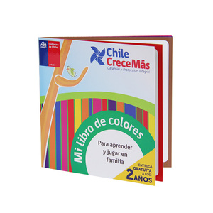 Cuốn sách học tập nhận thức của trẻ em tùy chỉnh giáo dục sớm trái cây màu long lanh bên trong trang được làm từ giấy bền - Product Image 1