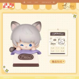Serie Love and Deepspace Cats Want to Be <span class=keywords><strong>Taken</strong></span> Away - Figurina Keycap <span class=keywords><strong>3</strong></span>.2cm - Personaggio Anime Carino - Portachiavi in PVC, ABS e Metallo - Product Image 6