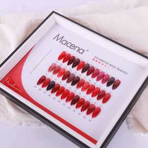 Vernis à ongles, gel soak off, non toxique, série de couleur rouge, semi-permanent, ml - Product Image 5