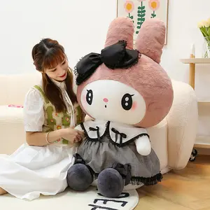 23 Cm New Kuromi Plushies My Melody Dog Plush Toy Pachacco Plush Doll Claw Machine Plush Cute Soft Sitting Stuffed Animal Toy