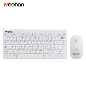 Cho meetion Mới Nhất 2.4G Mỏng Bàn Phím Không Dây Chuột Combo Mini4000 Tmini <span class=keywords><strong>Ergonomic</strong></span> Siêu Mỏng - Product Image 4